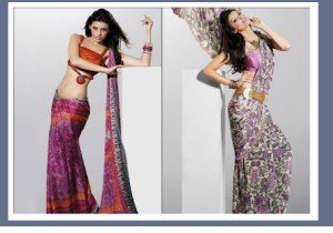 printed sarees