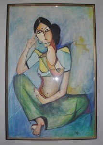 blue lips Copyright Anuppa Caleekal