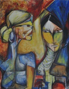 caucasian woman meets southasian Copyright Anuppa Caleekal