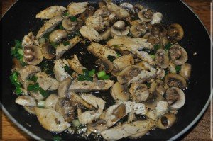 chickenbreast and mushrooms